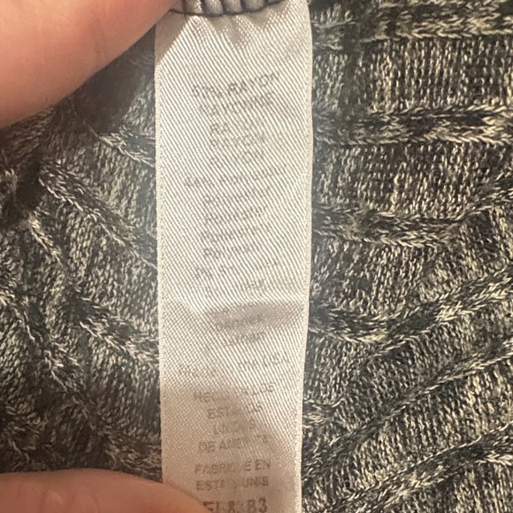 Michael Stars Charcoal Square Neck Sweater - Picture 4 of 5